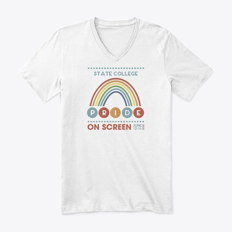 Pride on Screen V-Neck Tee (Unisex/Men)